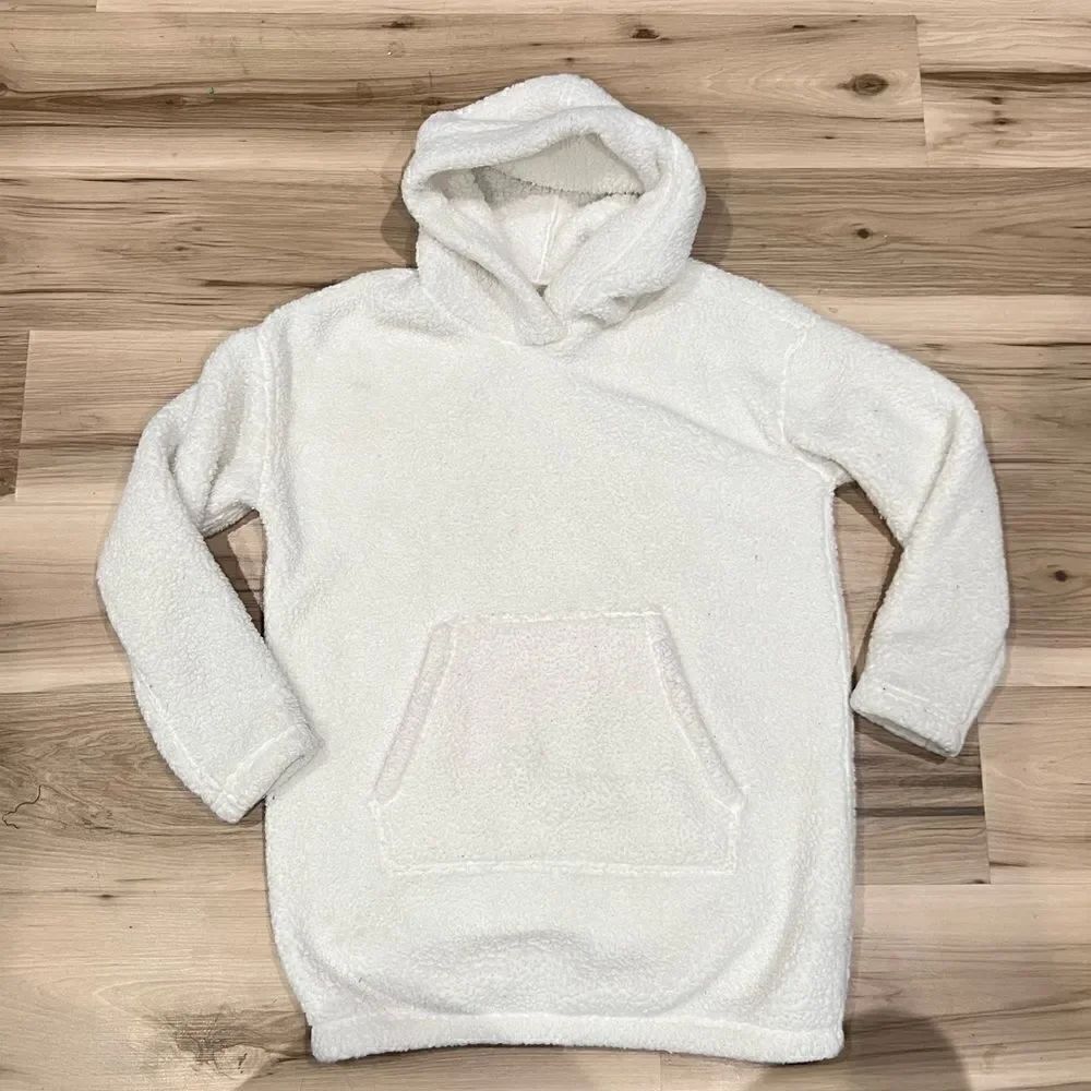 Gilly Hicks White Oversized Sherpa Hoodie Women’s XXS/XS